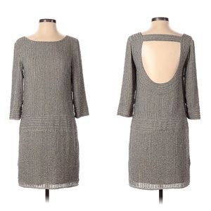 W118 by Walter Baker Silver Studded Cocktail Dress